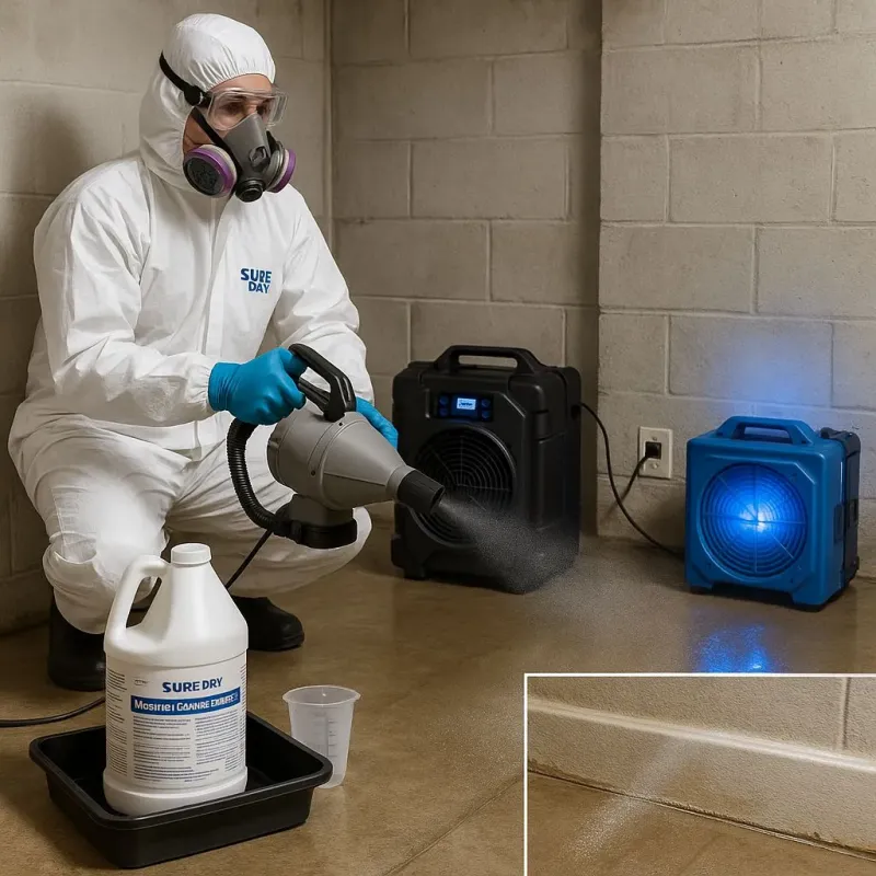 Sanitization and Odor Removal process in Albany Park, IL